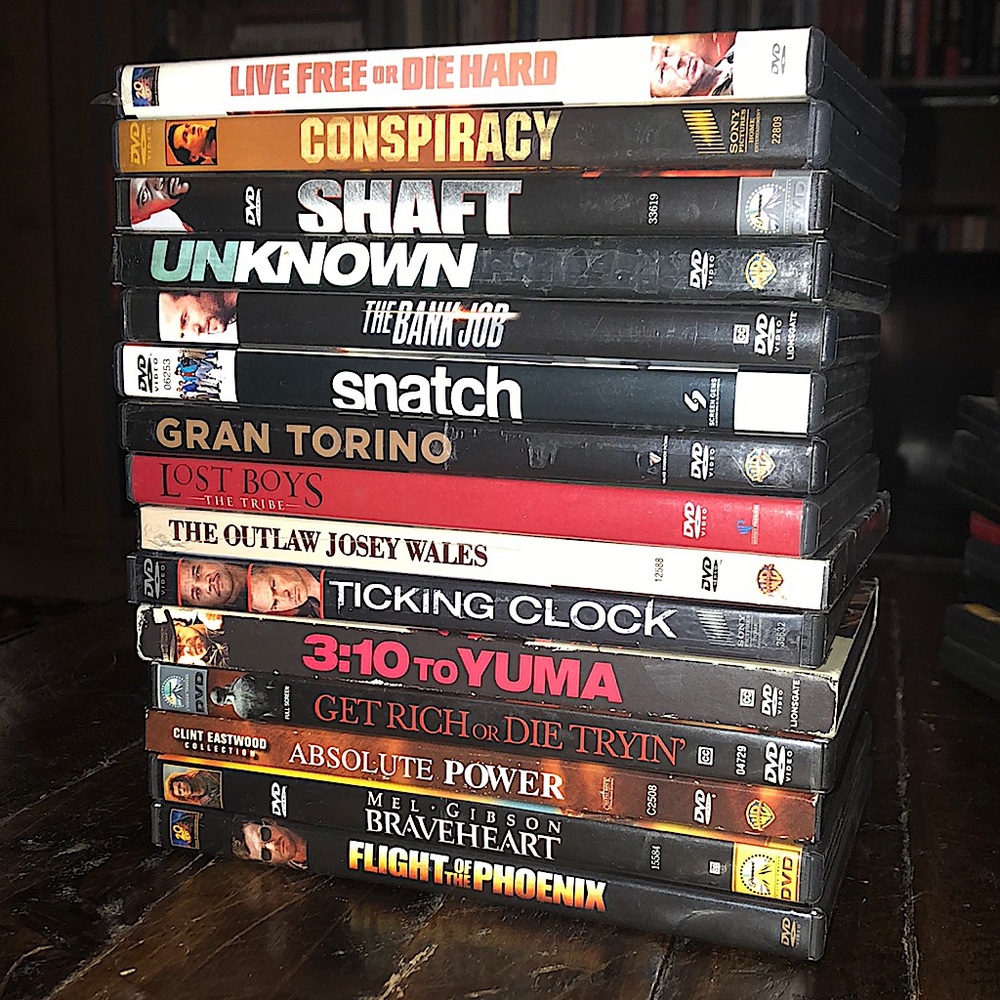 DVD Adventure Movies! 15 titles: Men’s favorites